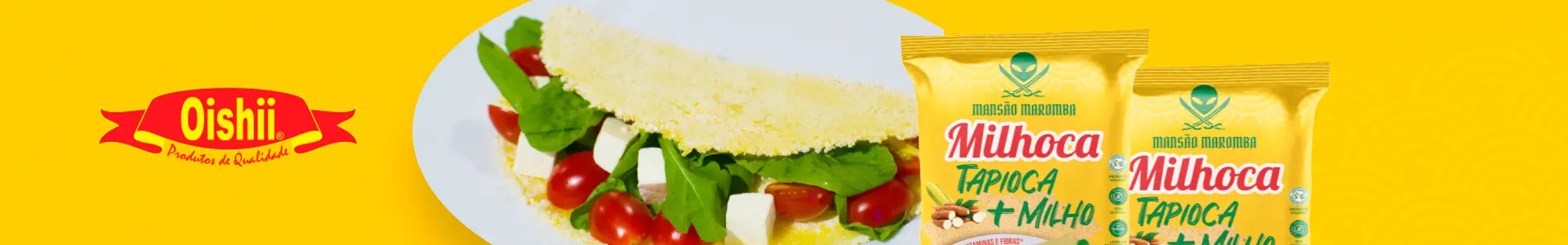 Milhoca Tapioca + Milho — sabor e praticidade